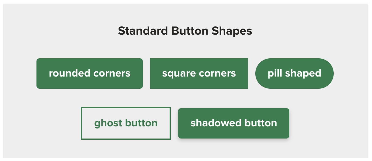 examples of standard email button shapes