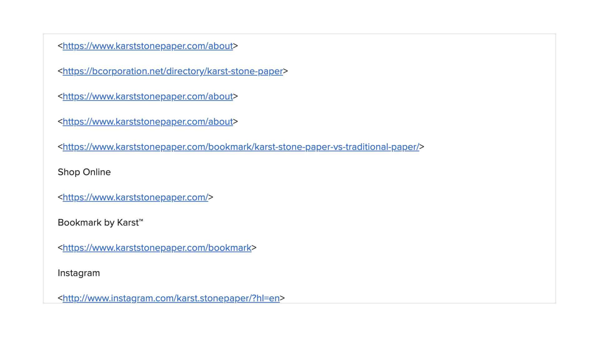 example of bad plain text email