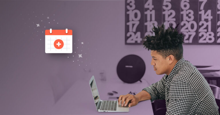person learning how to add to calendar link