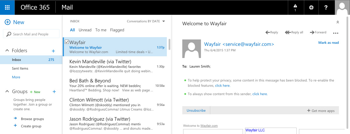 Rendering, CSS Support & More in Office 365's Outlook Web App - Litmus