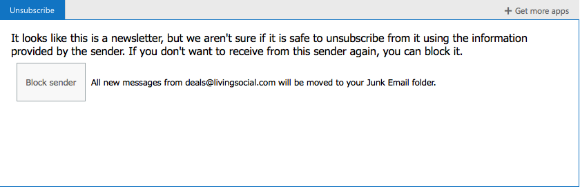 8 - unsubscribe
