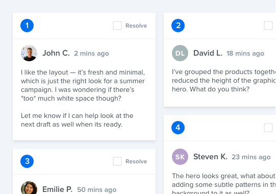 Litmus email review process