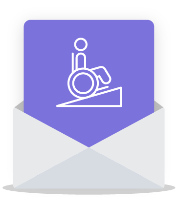 email accessibility icon