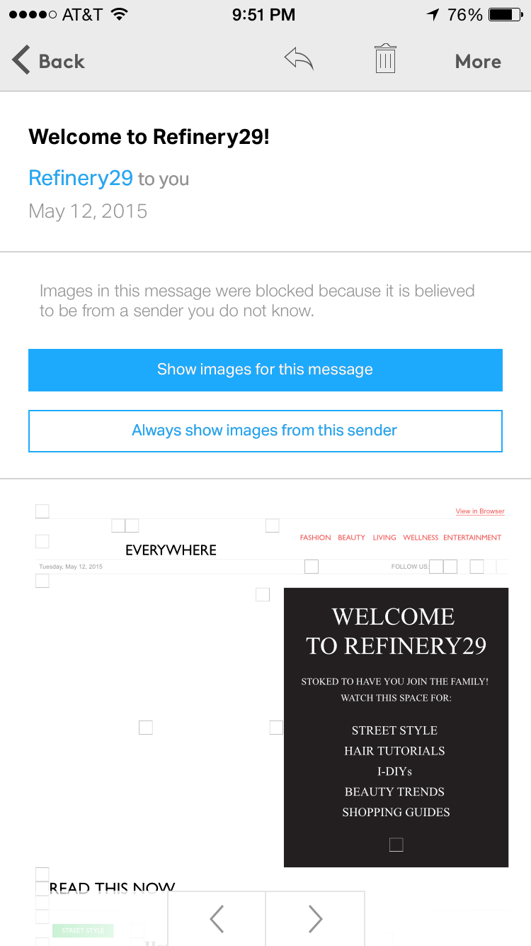 AOL Mail Mobile App Does Not Support Alt Text or Media Queries