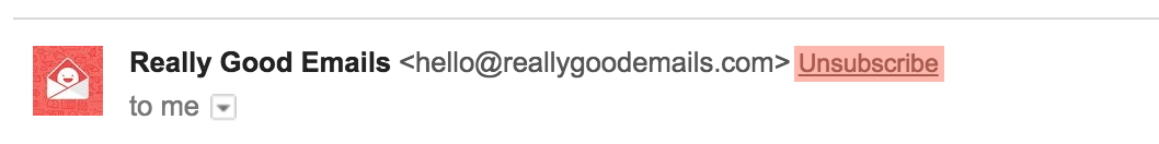 Gmail list-unsubscribe