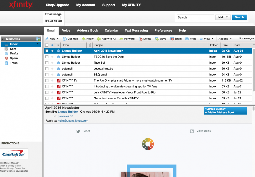 Comcast Previews Now Live in Litmus: Discover How It Renders Email - Litmus