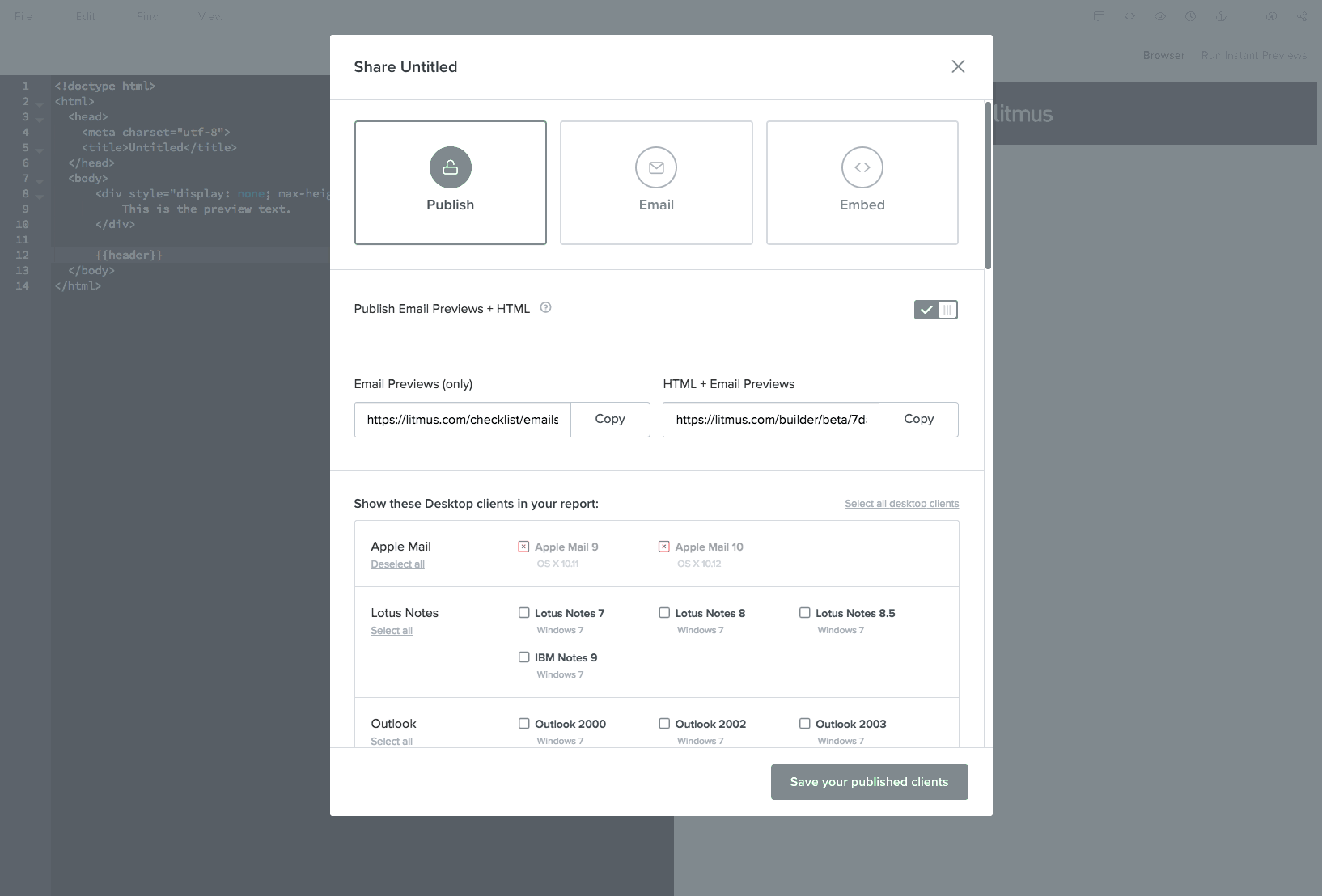 Builder's share options.