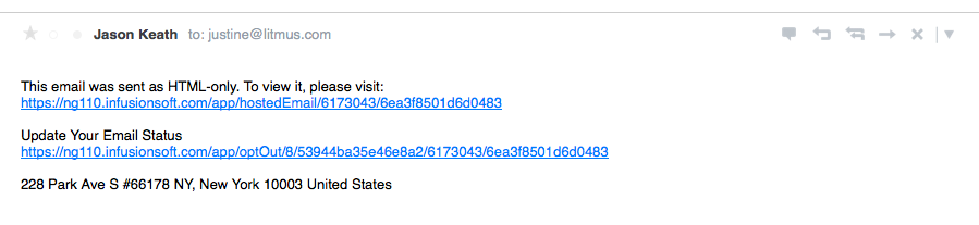 Plain Text Emails - MINIMALISTIC APPROACHES
