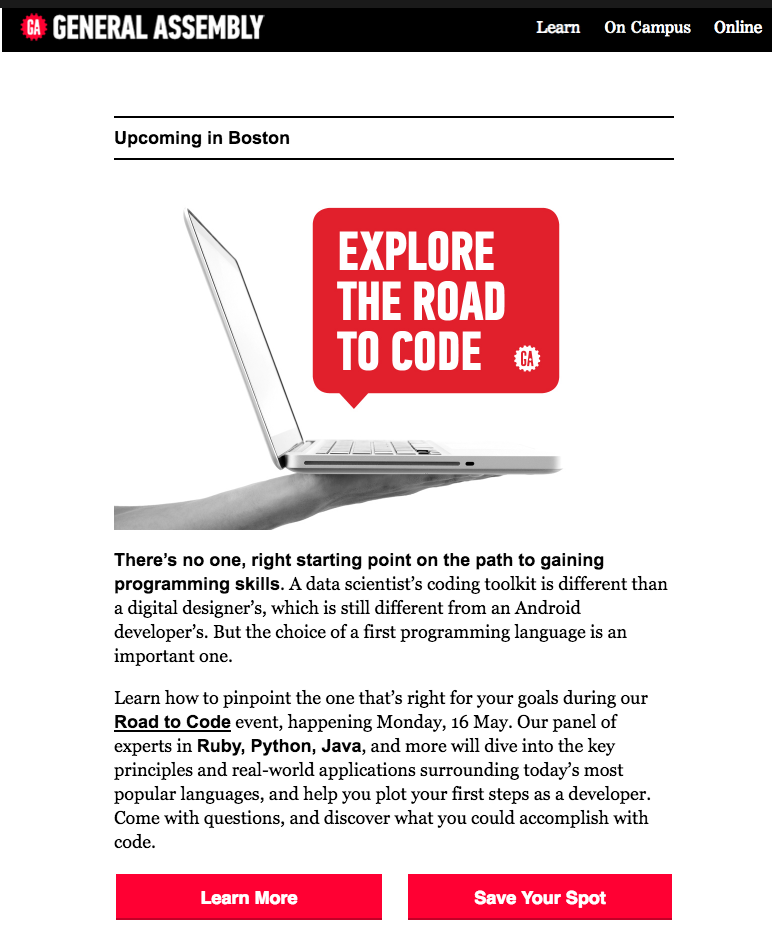Check out the full email, including code, with Litmus Scope. 