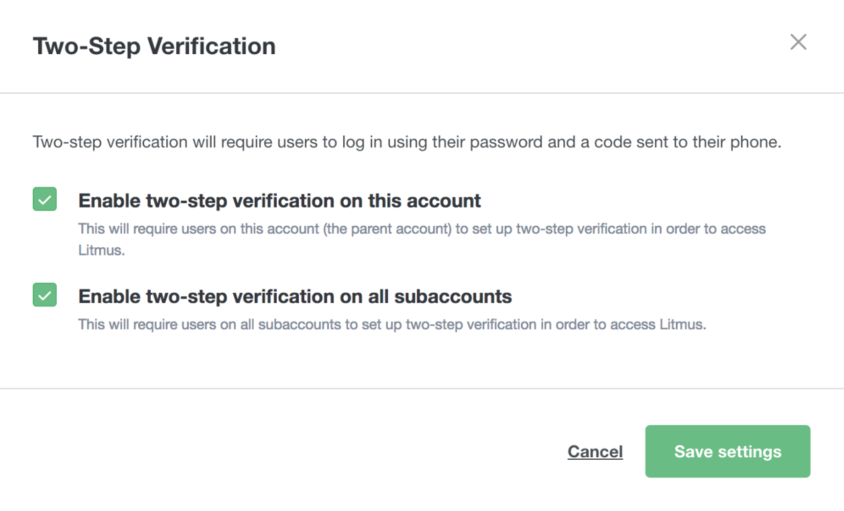 two-step verification