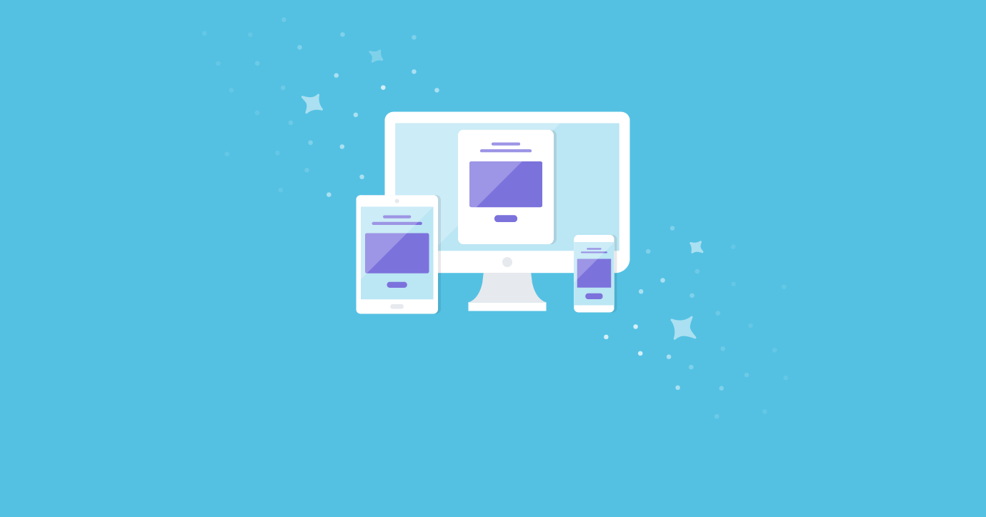 illustration of different email client environments, showing media queries in HTML email