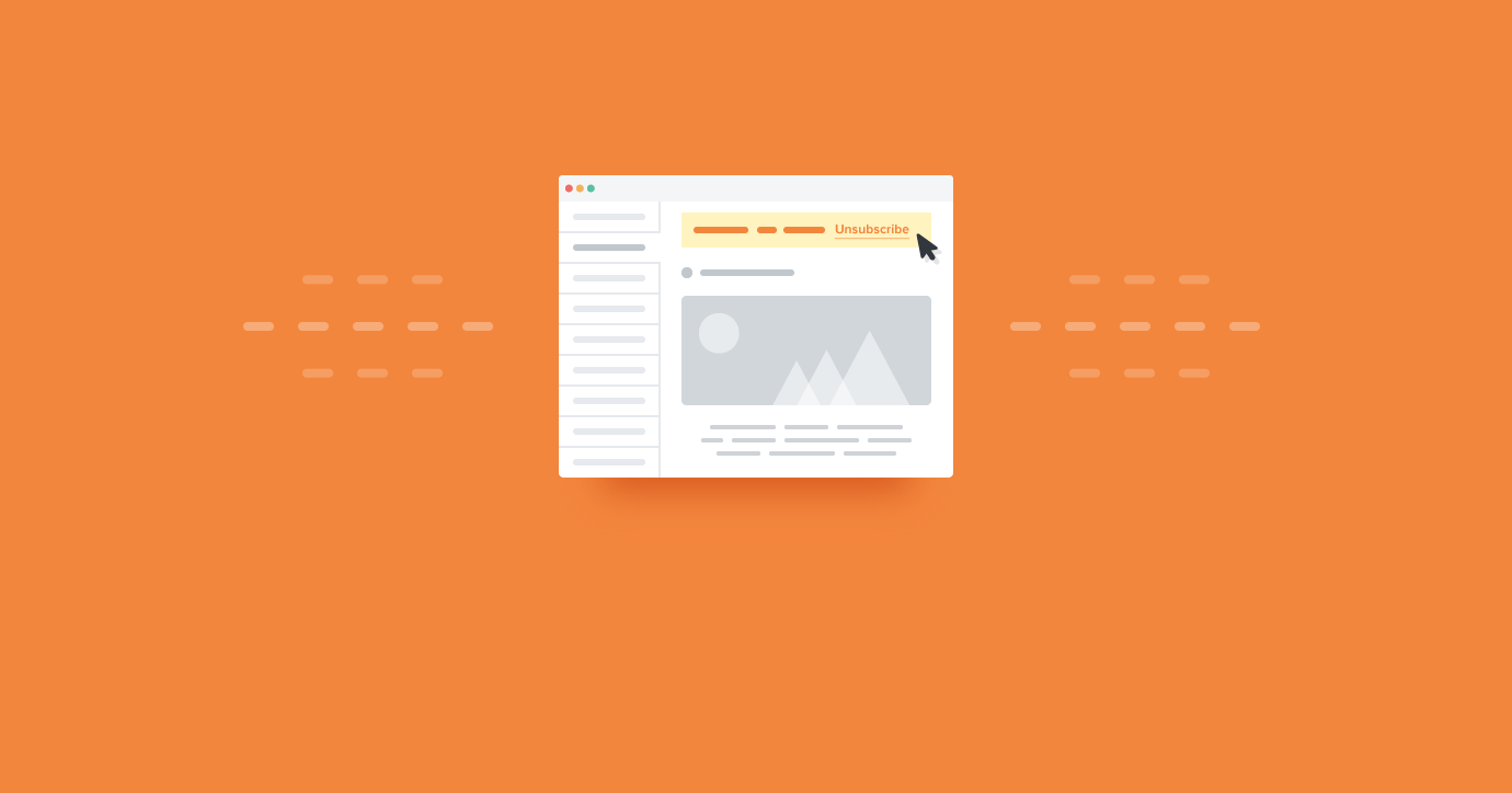 illustration of inbox and cursor clicking list-unsubscribe