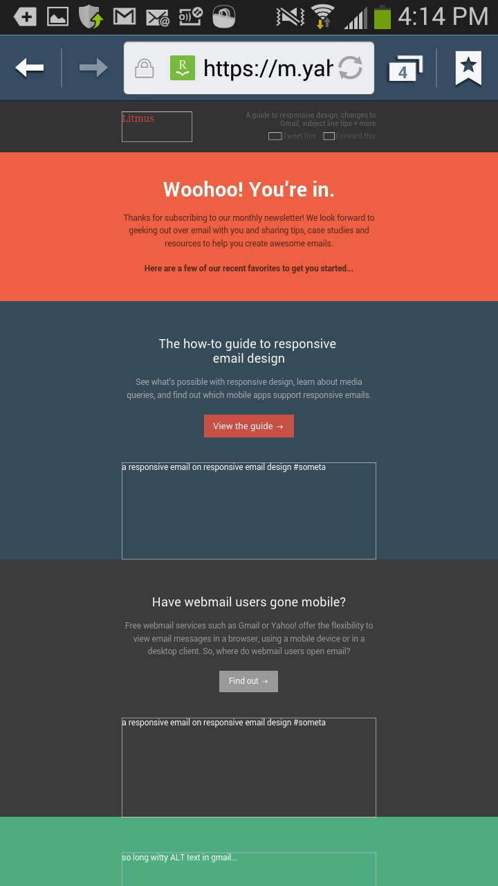 Yahoo-AndroidBrowser-ClickedLink