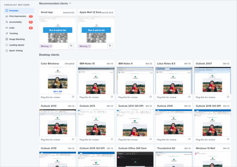 Litmus features