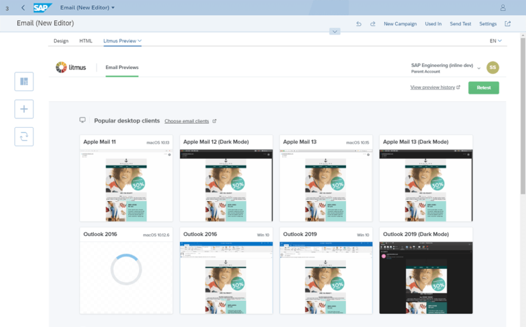 Litmus SAP Marketing Cloud integration