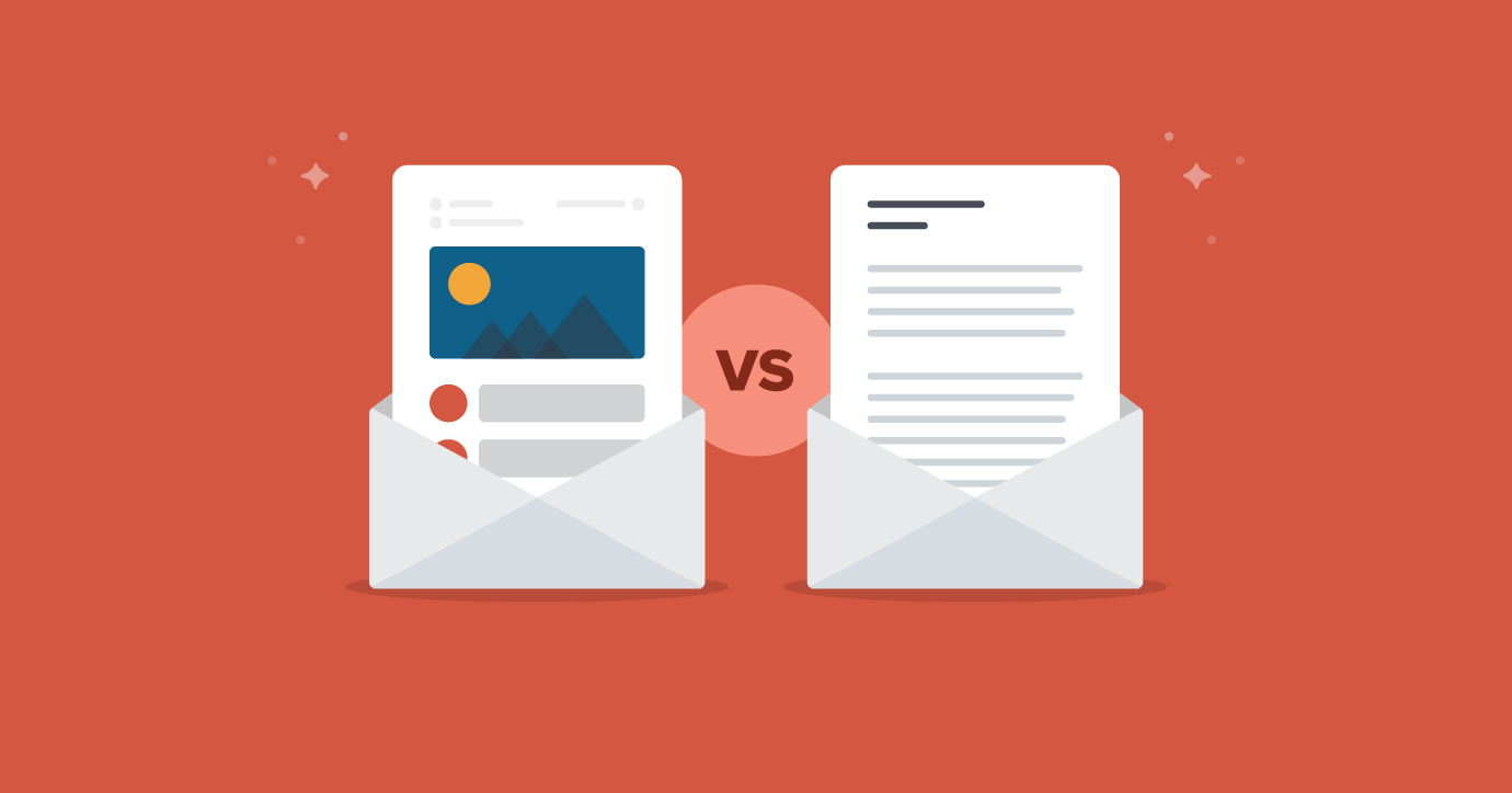 HTML emails vs. plain text emails