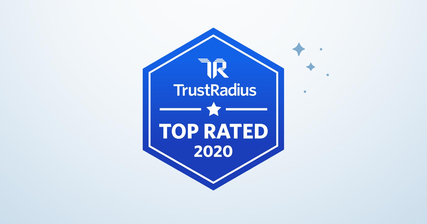 TrustRadius 2020 Top Rated Award