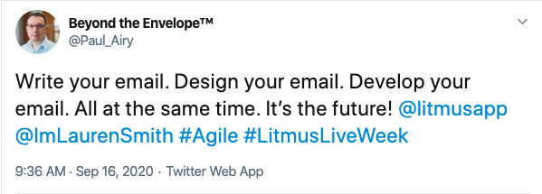 Agile Tweet