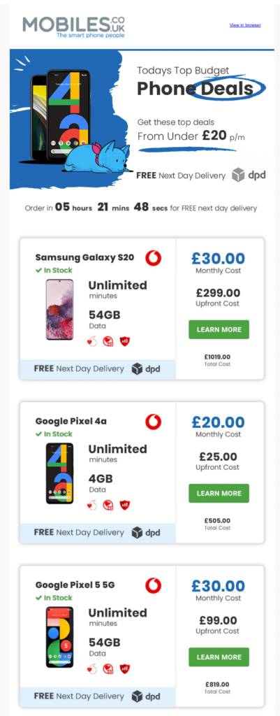 Live products powered by Kickdynamic Email Recommendations Live products powered by Kickdynamic Email Recommendations