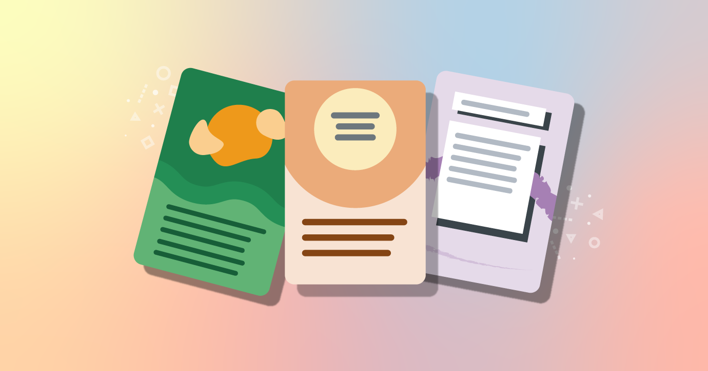 illustration of three emails showing email marketing design trends