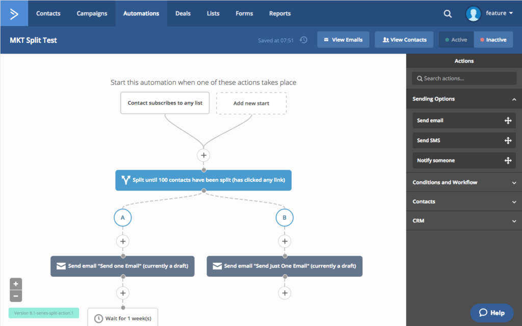 ActiveCampaign email marketing automation