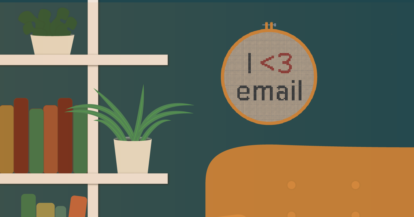 Virtual backgrounds for Email Geeks