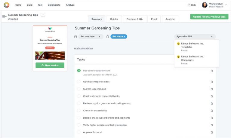 Say goodbye to copy and paste errors with Litmus ESP Sync for Mailchimp.