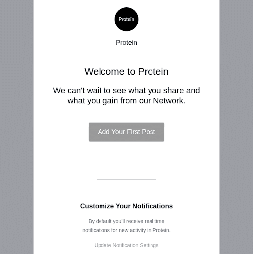 Protein email