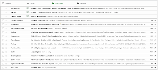 email inspiration from your own inbox