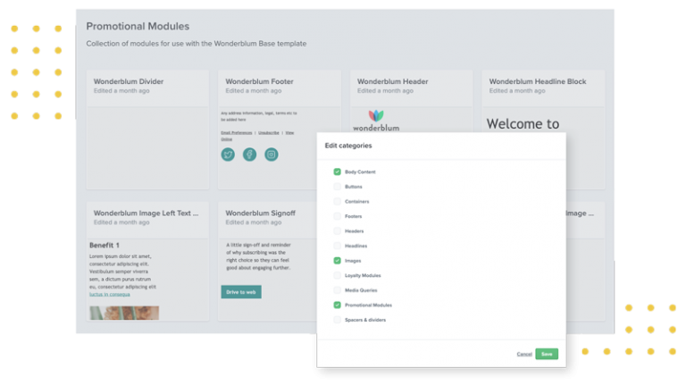 Design Library Categories