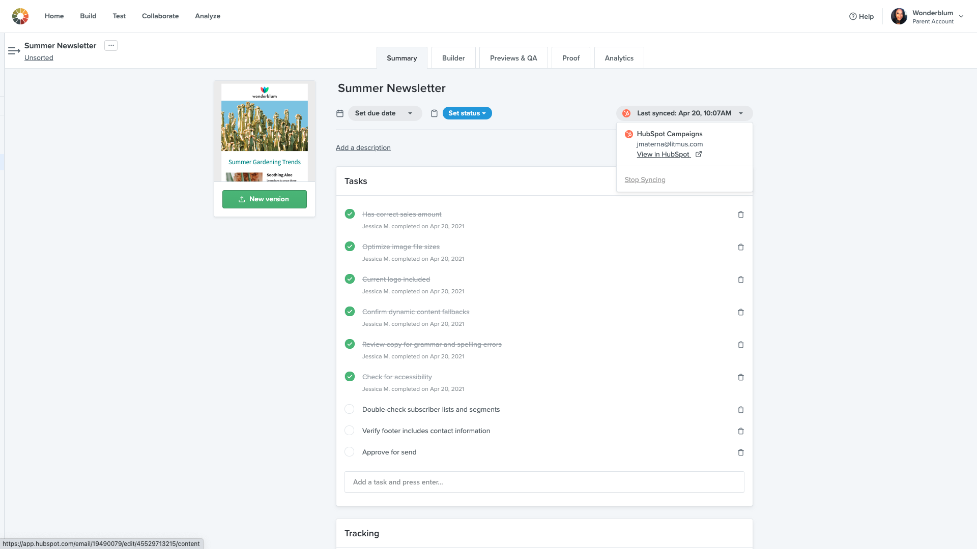 Say goodbye to hopping between tools with one seamless view to build, test, review, and analyze your emails in Litmus
