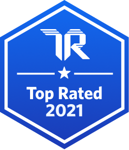 TrustRadius Top Rated 2021 Badge