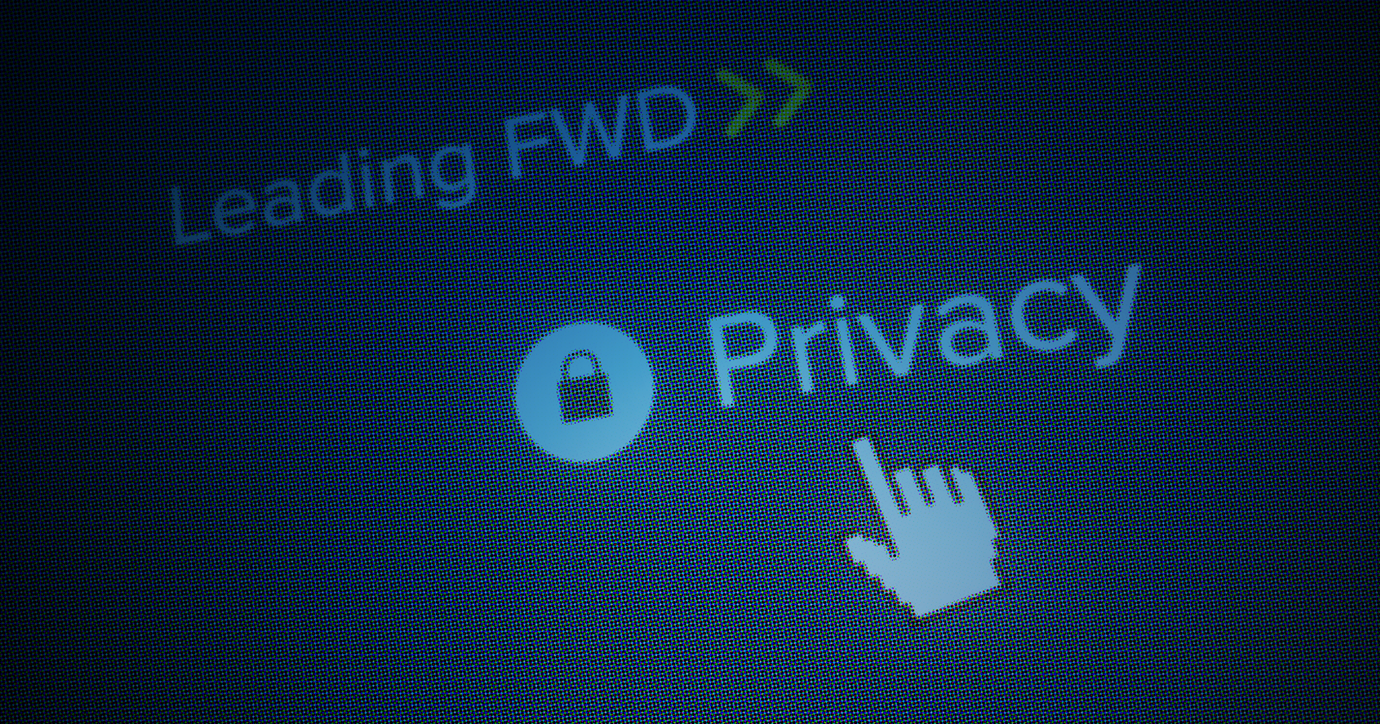 Image of privacy icon with privacy screen