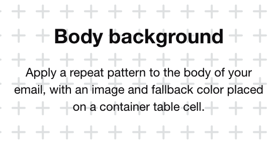 repeating email background image - Tutorial: How to Add Email Background Images (+ Code) - Litmus