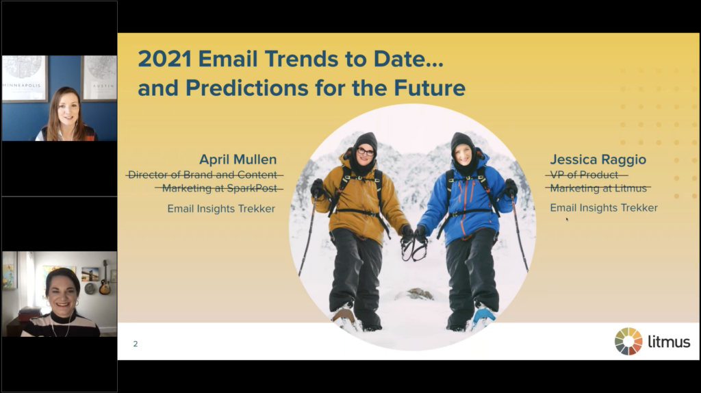 2021 Email Trends to Date and Predictions for the Future webinar with Jessica Raggio and April Mullen