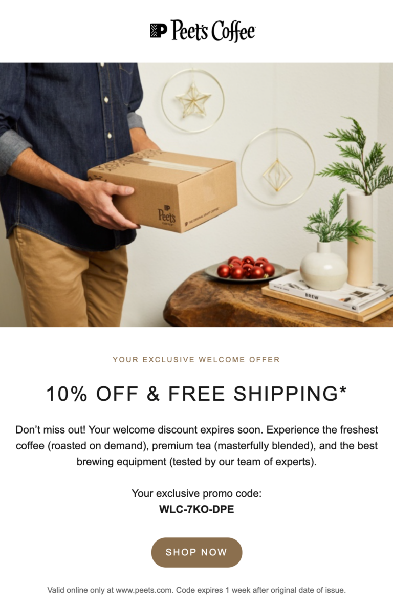 email example from Milled