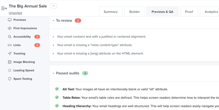 Litmus Test Screen Grab