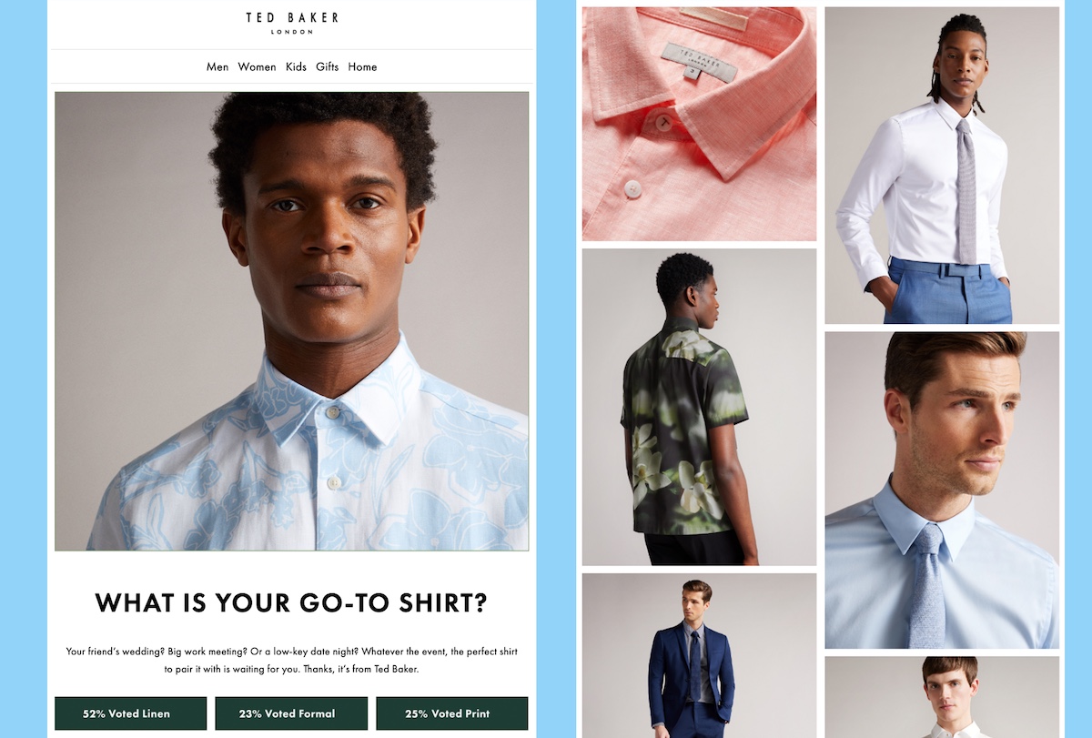 Ted Baker email example