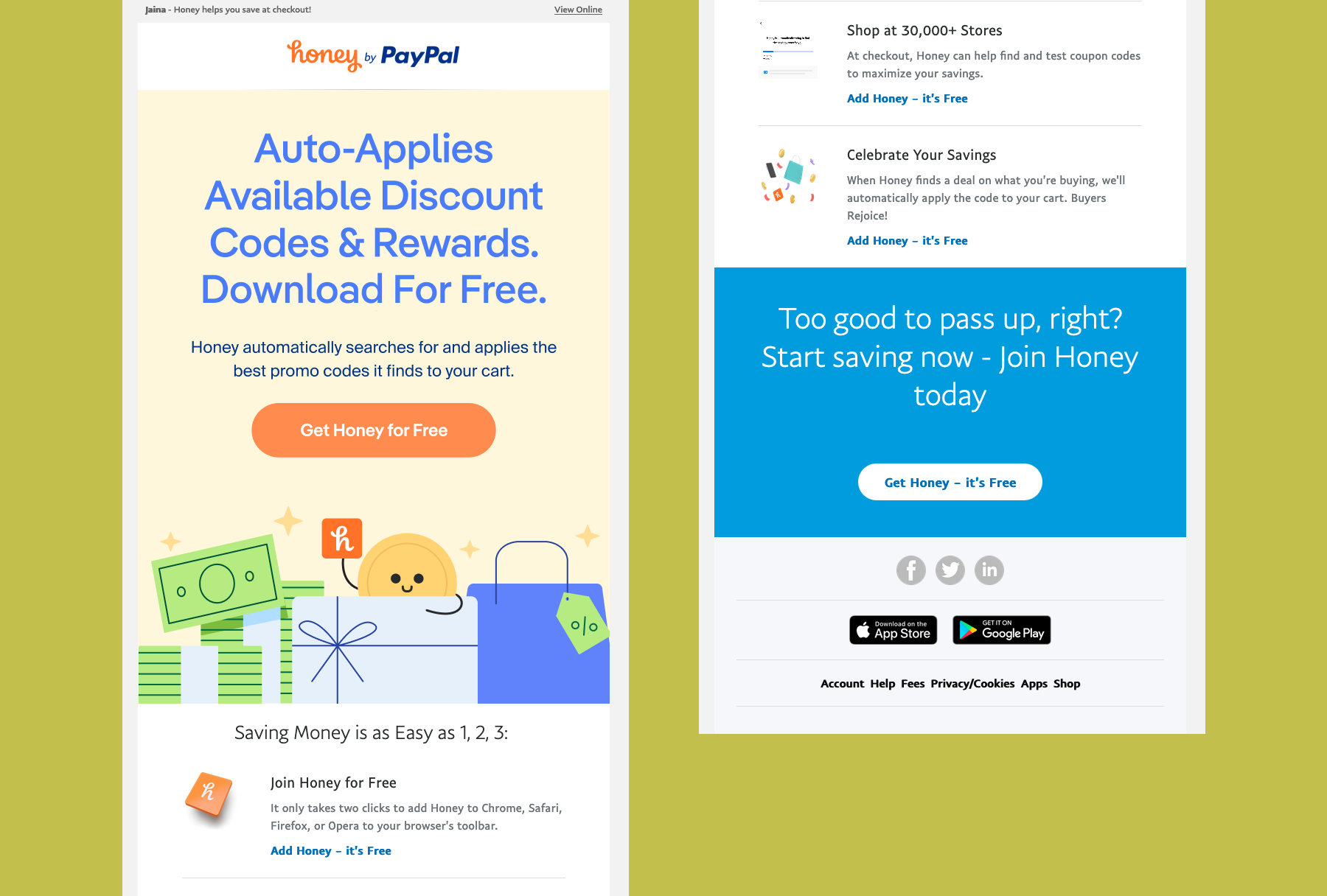 email design inspiration and example from Paypal - The Litmus Team’s Favorite Emails of April 2022 - Litmus