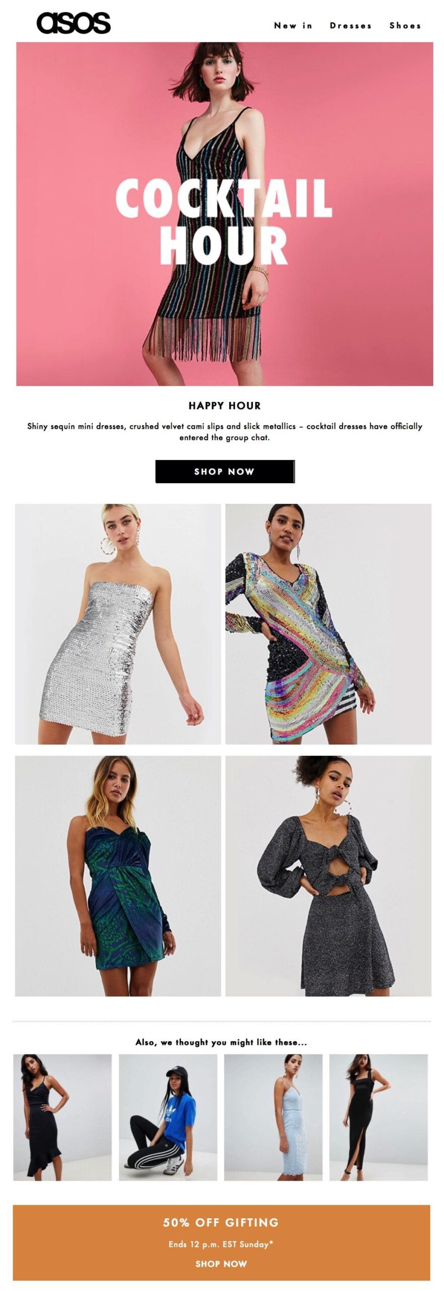 Asos personalization email example