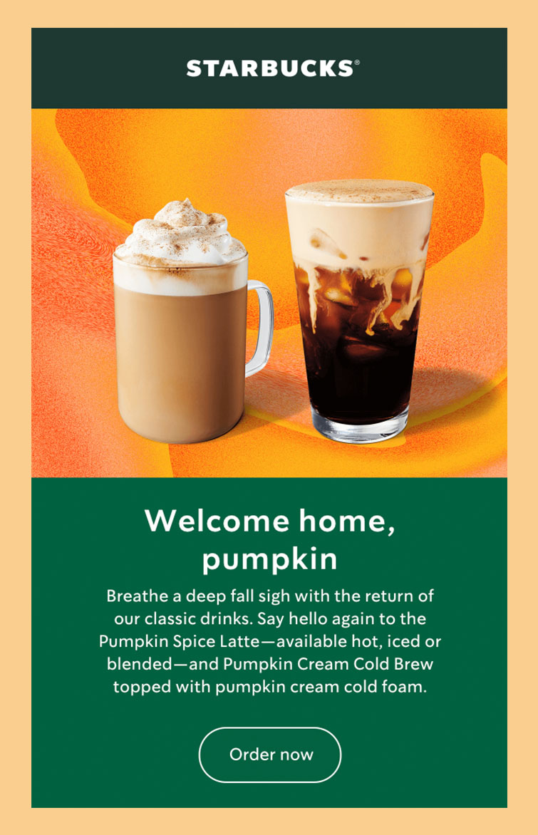 Starbucks - The Litmus Team’s Favorite Emails of September 2022 - Litmus