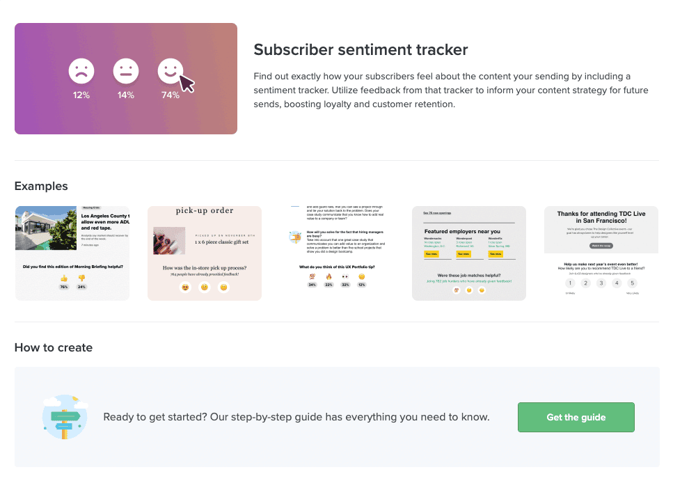 Browse personalization use cases and setup resources in the new Explore gallery in Litmus Personalize.