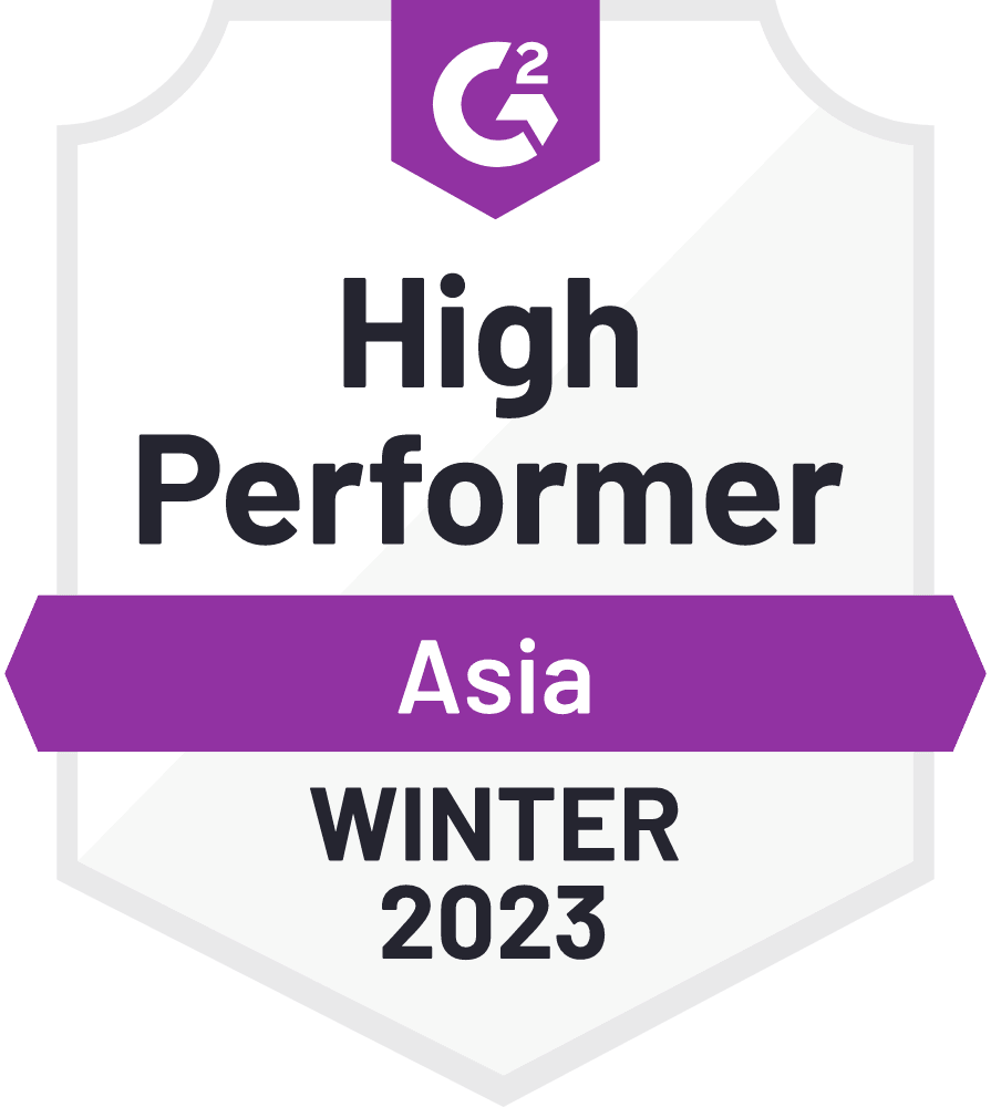 G2 High Performer Asia Winter 2023