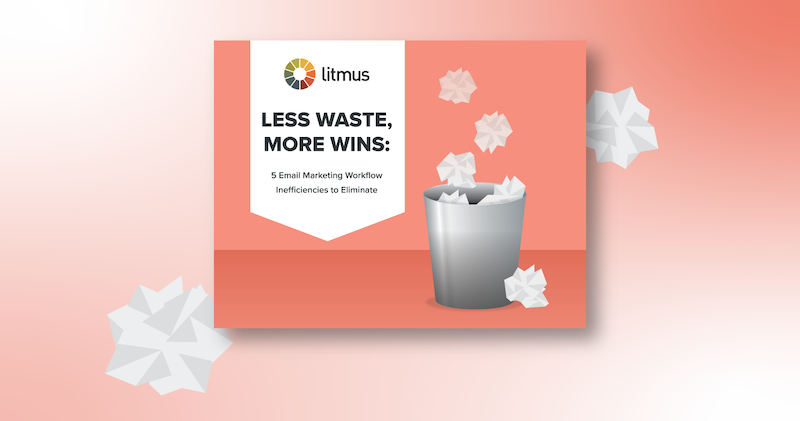 trashcan showing waste that comes with email marketing workflow inefficiencies
