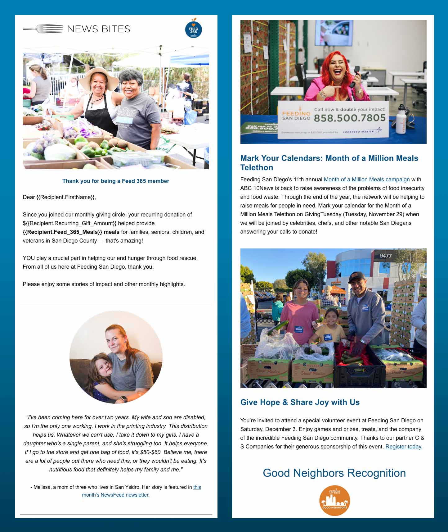 Feed 365 newsletter