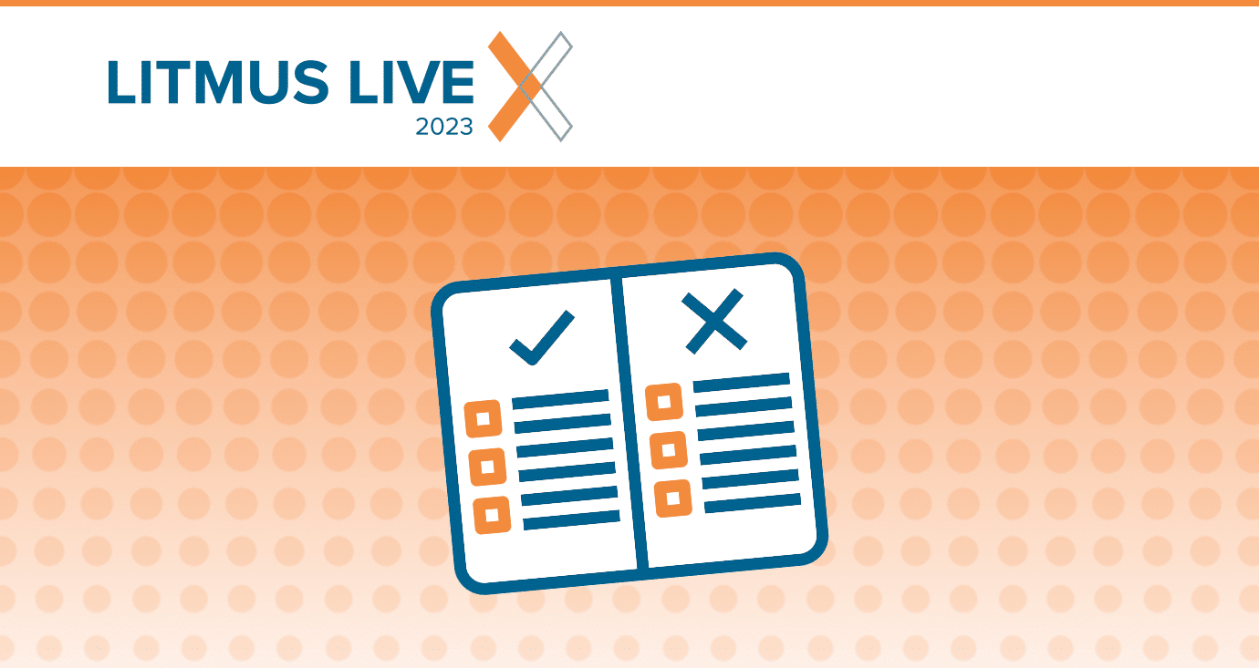 illustration of a code of conduct on top of an orange circle pattern background