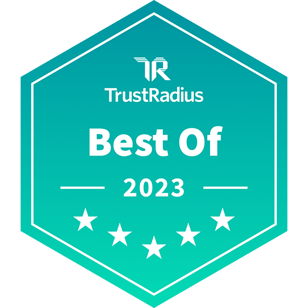 TrustRadius Best in Software Badge