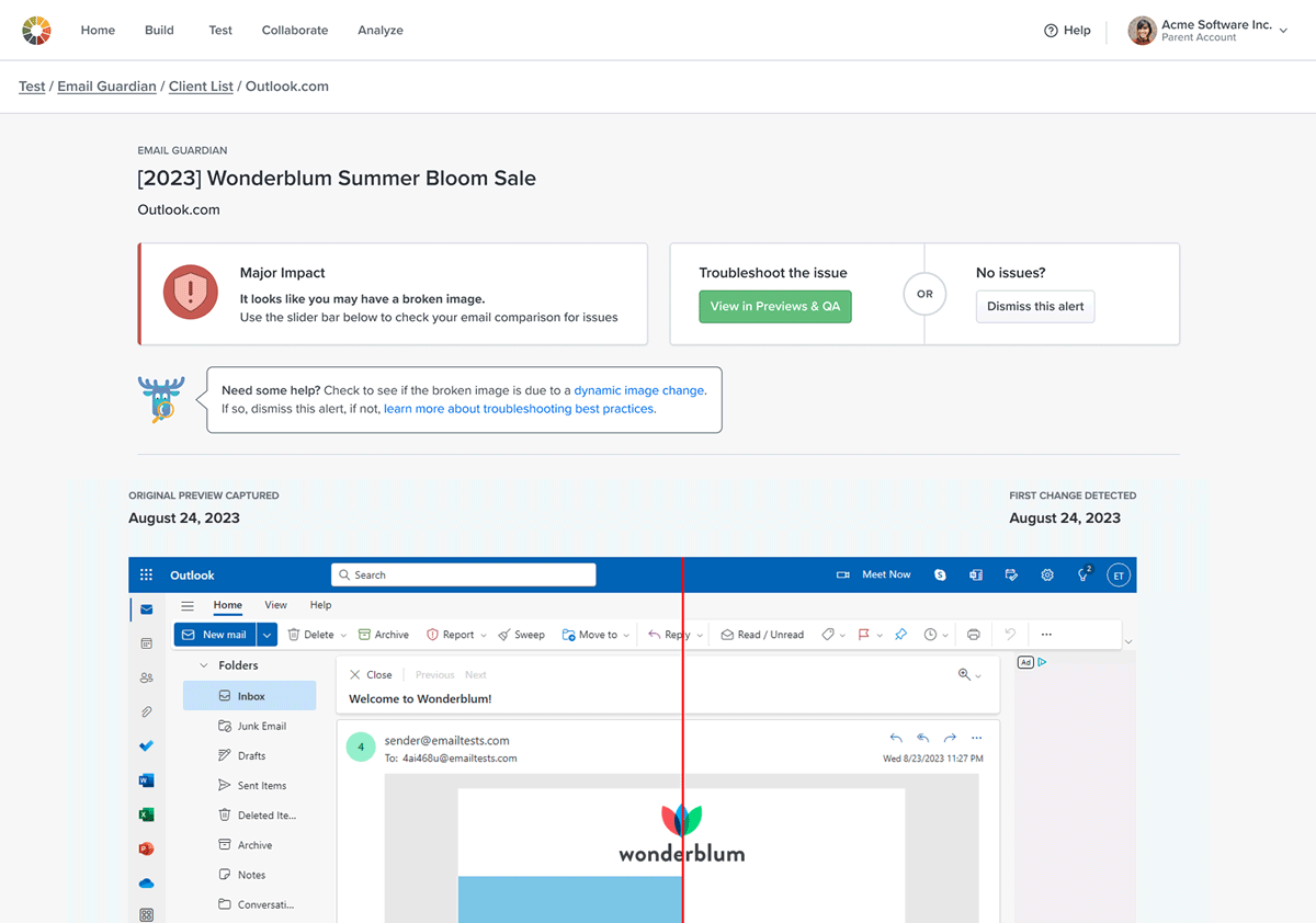 Protect your emails from unexpected changes with Litmus Email Guardian