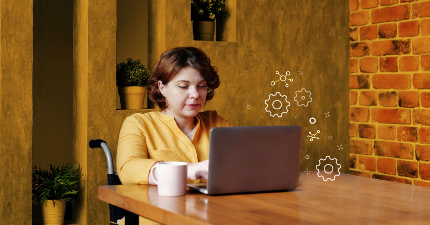 Salesforce-Blog-Swap-AI-Workflows-header-woman-at-computer