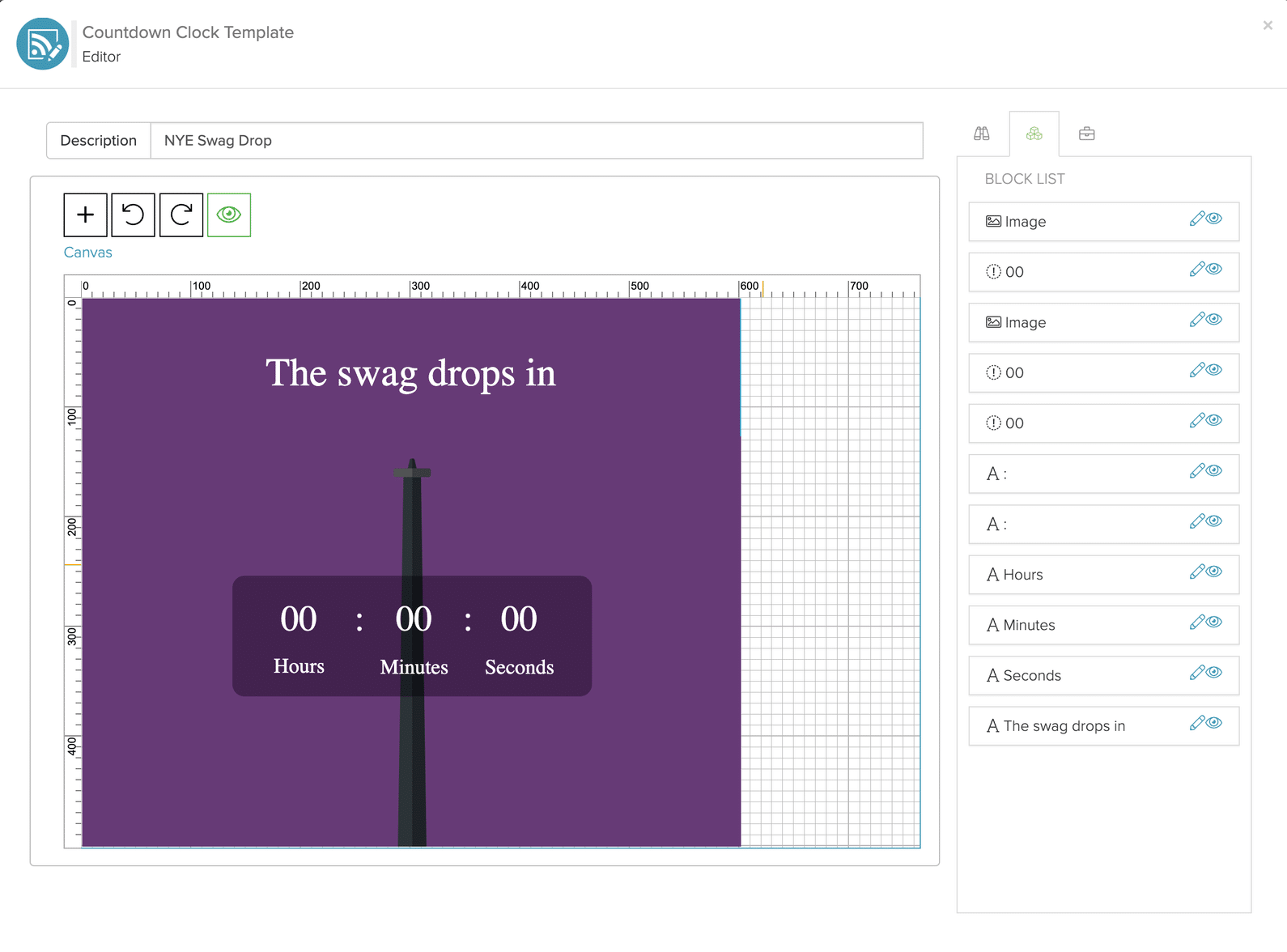 countdown template in Litmus Personalize